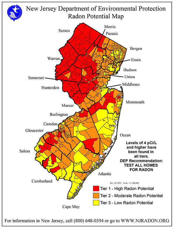 Radon Potential Map